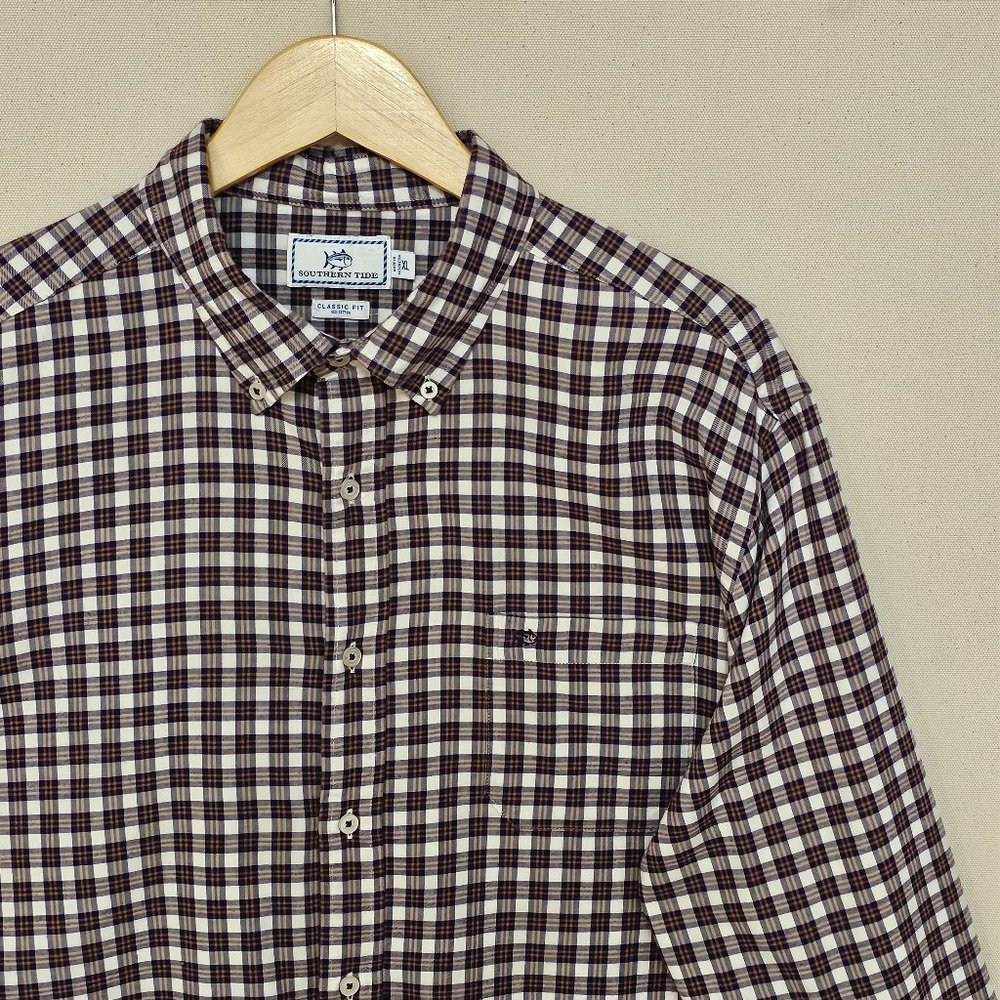 Southern Tide Flannel Button Down Classic Fit XL